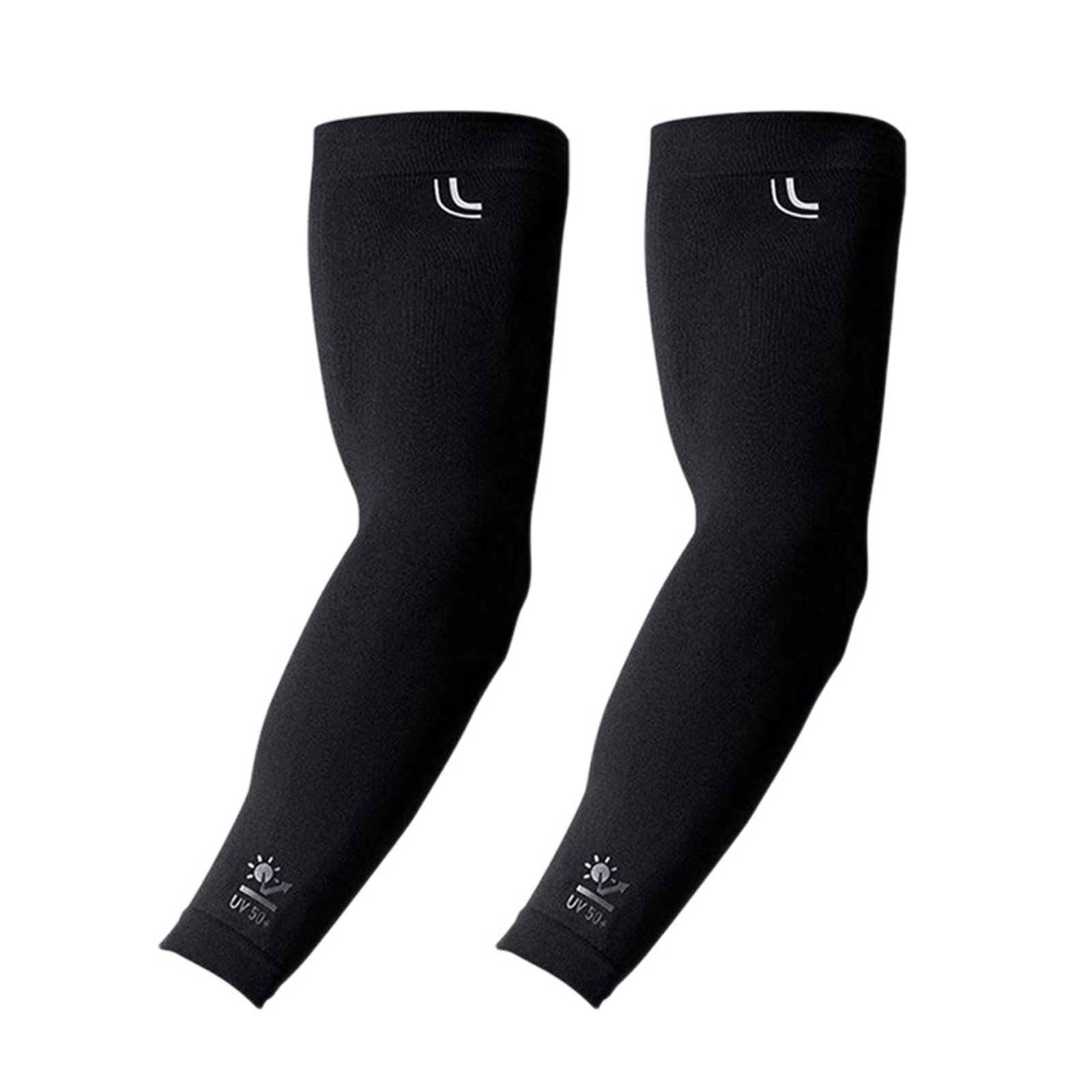 Infantil - Kit 2 Manguito Dry Unissex Lupo Protecão Uv50+ Compressão Cor: Preto