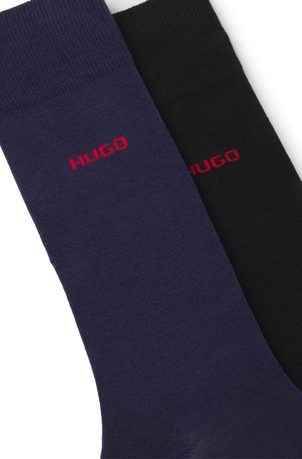 Vista 3 Pack De Dois Pares De Meias De Comprimento Regular HUGO azul HUGO azul