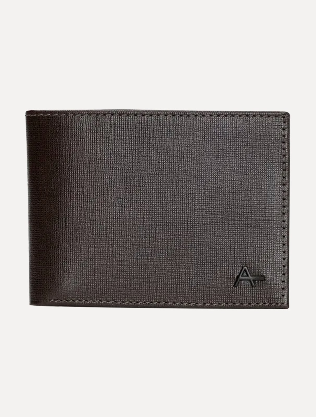 Carteira Aramis Masculina Couro Saffiano Marrom Café
