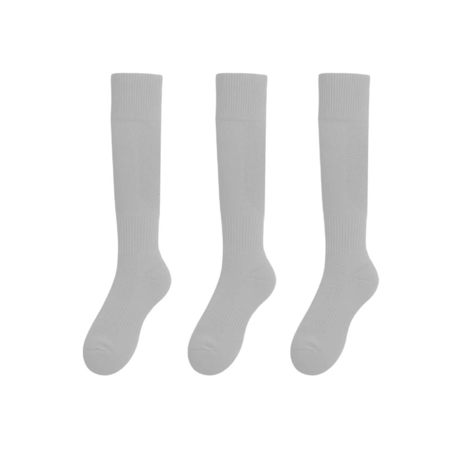 Vista 3 Kit 3 Meião De Futebol Profissional Esportivo Meias Alta Qualidade Cano Alto Jogador time usa com Chuteira QLC SPORT azul/branco/preto QLC SPORT azul/branco/preto