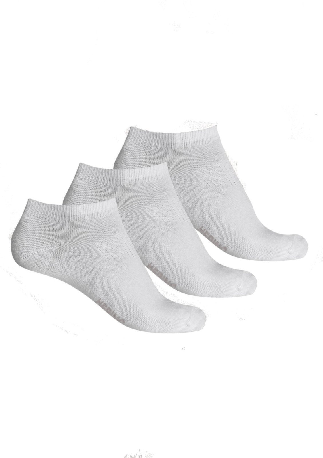 Kit Com Três Pares De Meias Cano Curto Unissex
