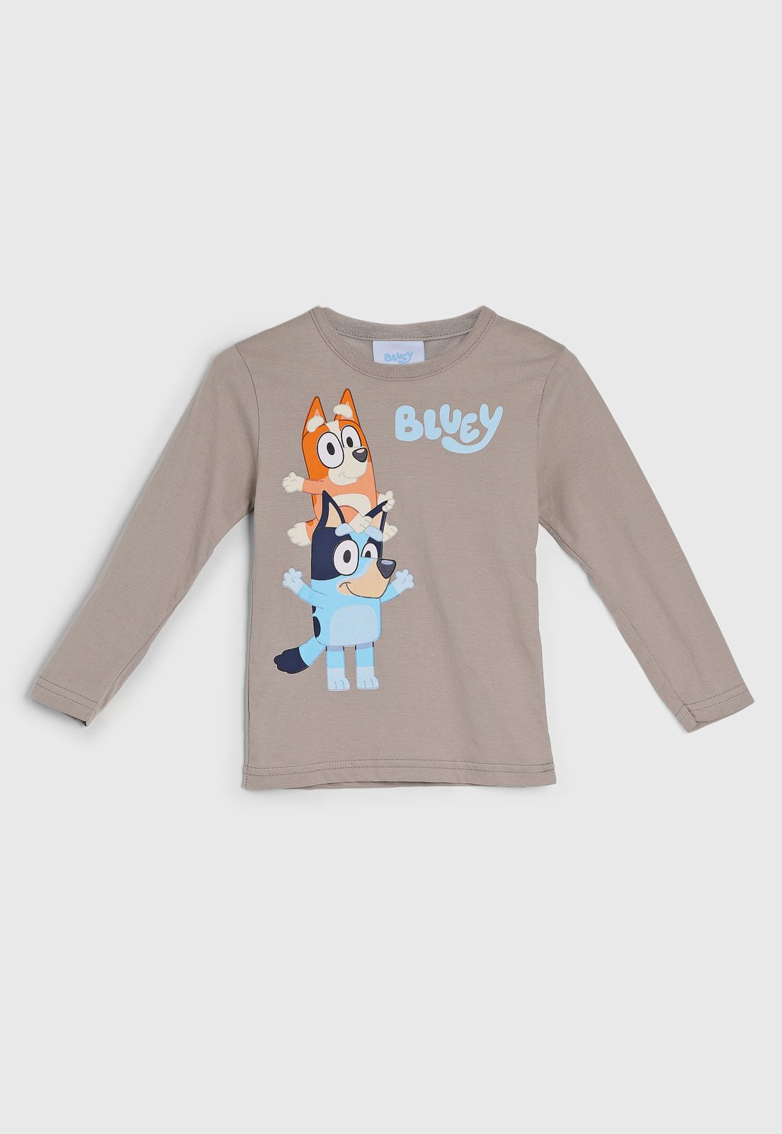 Camiseta Brandili Bluey Marrom