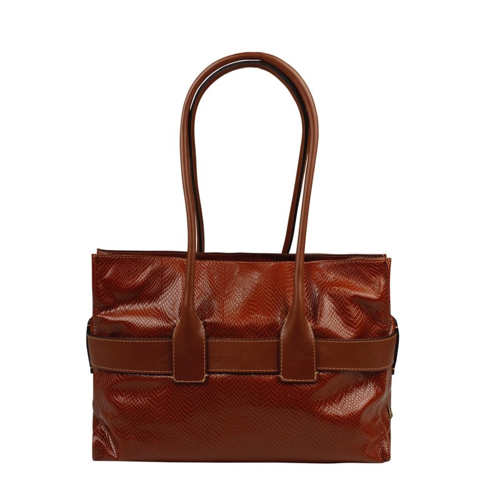 Bolsa Grande Linea Bella 6090 Caramelo