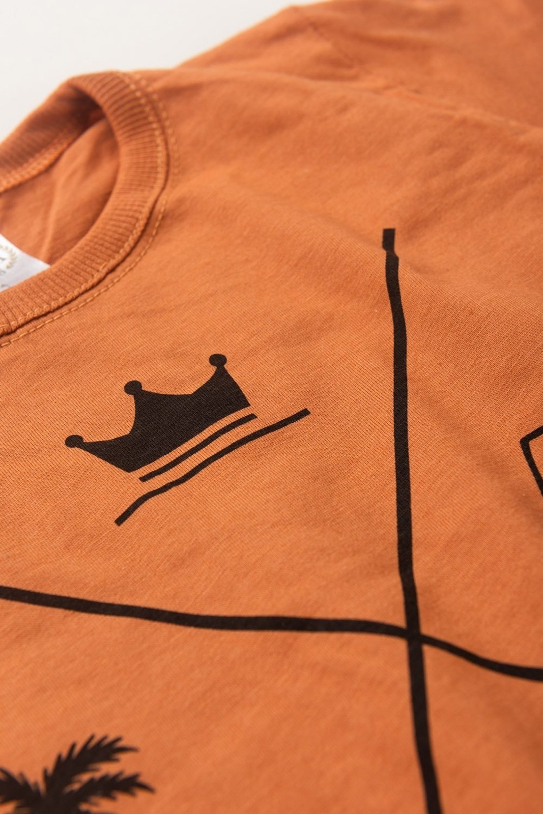 Vista 3 Infantil - Conjunto Verão Masculino Surf and Sun - Caramelo Mega Kids unico Mega Kids unico