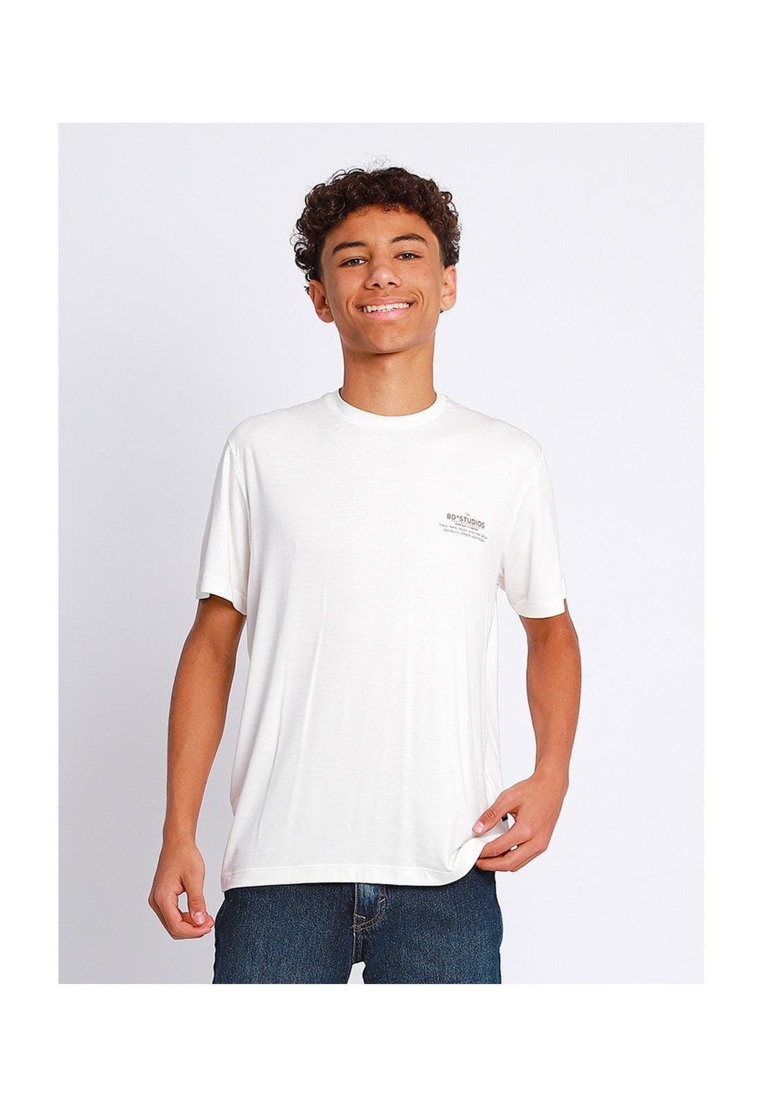 Infantil - Camiseta Branca Manga Curta Menino Banana Danger 1 Off-white