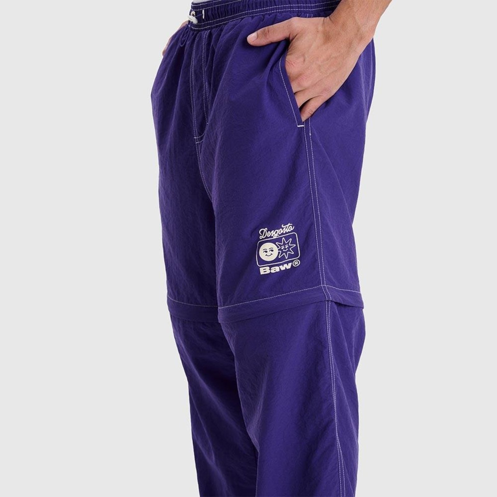 CALÇA ZIP OFF UVA BAW & DESGOSTO Roxo