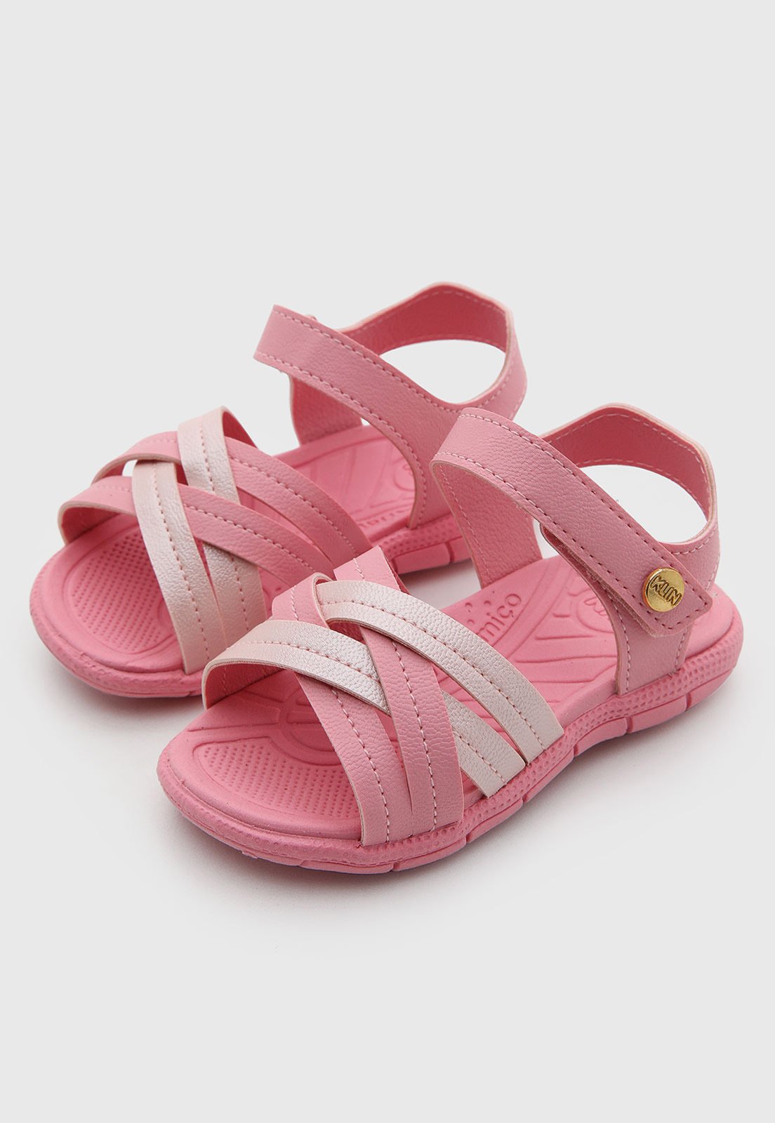 Infantil - Sandália Klin Tiras Cruzadas Rosa