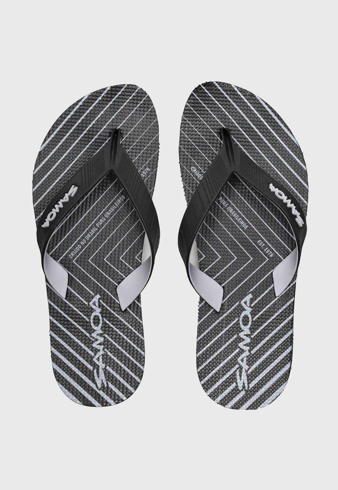 Chinelo Samoa Logo Preto