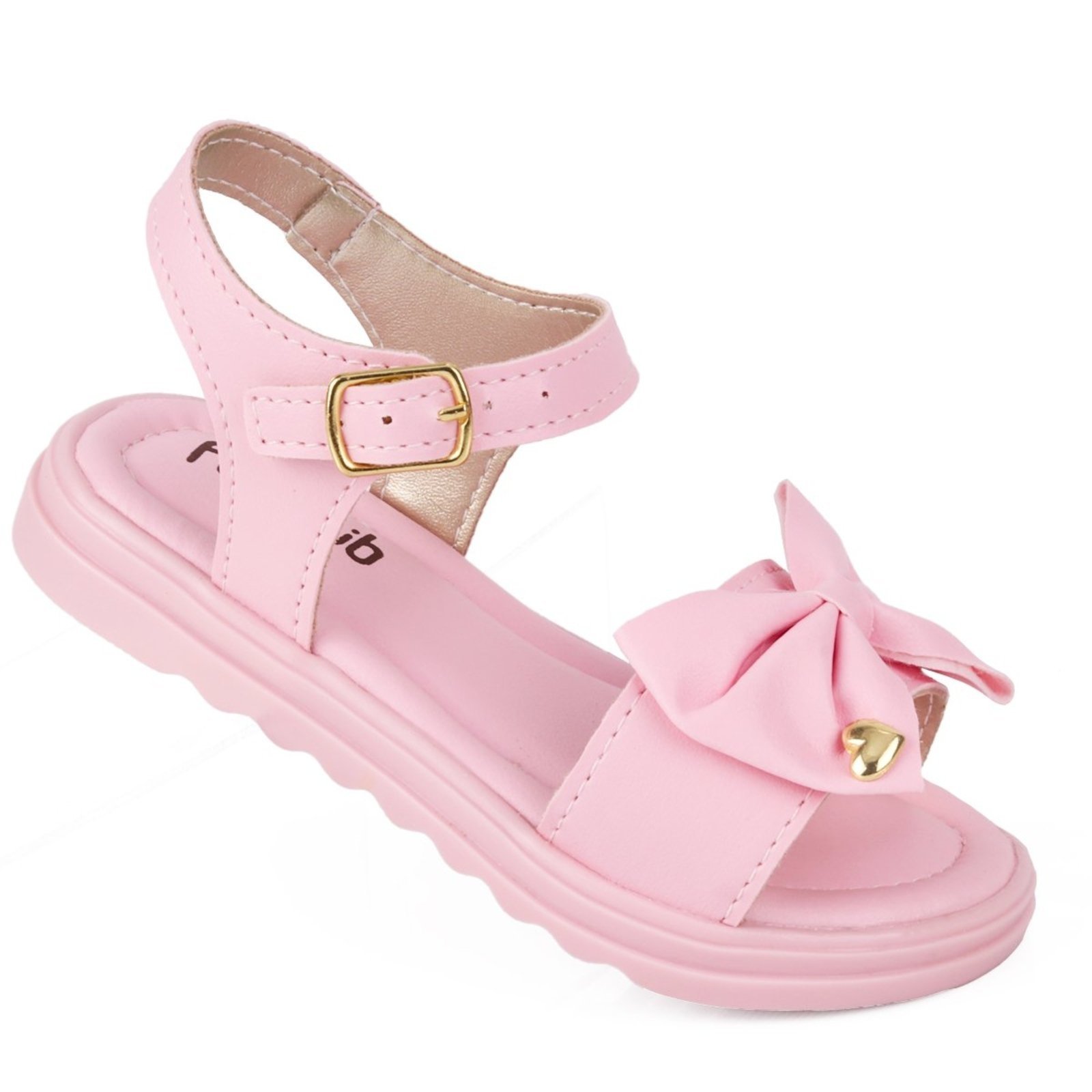 Infantil - Sandália Feminina Laço Grande Fanclub - Rosa