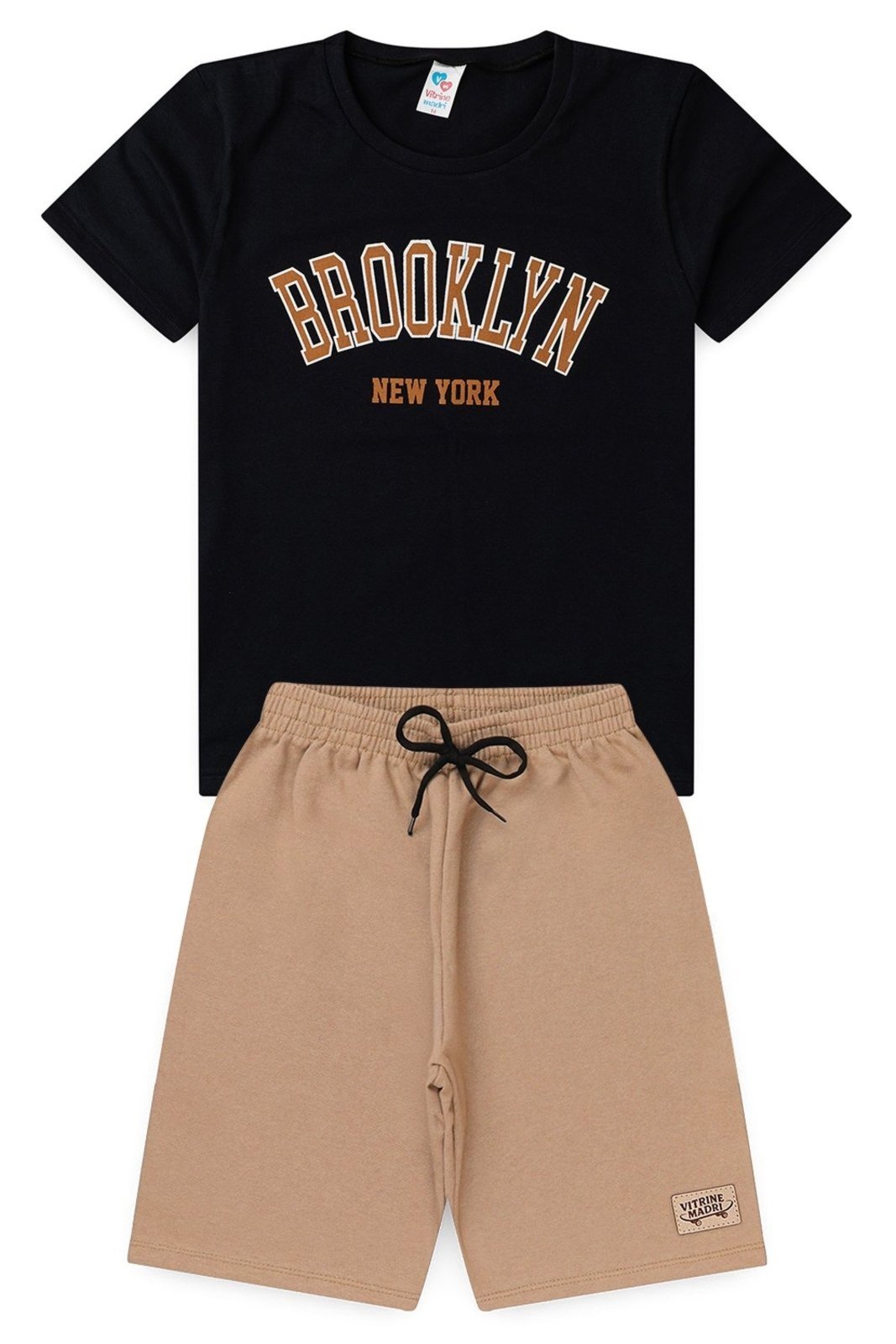 Infantil - Conjunto Juvenil Verão Masculino Brooklyn New York