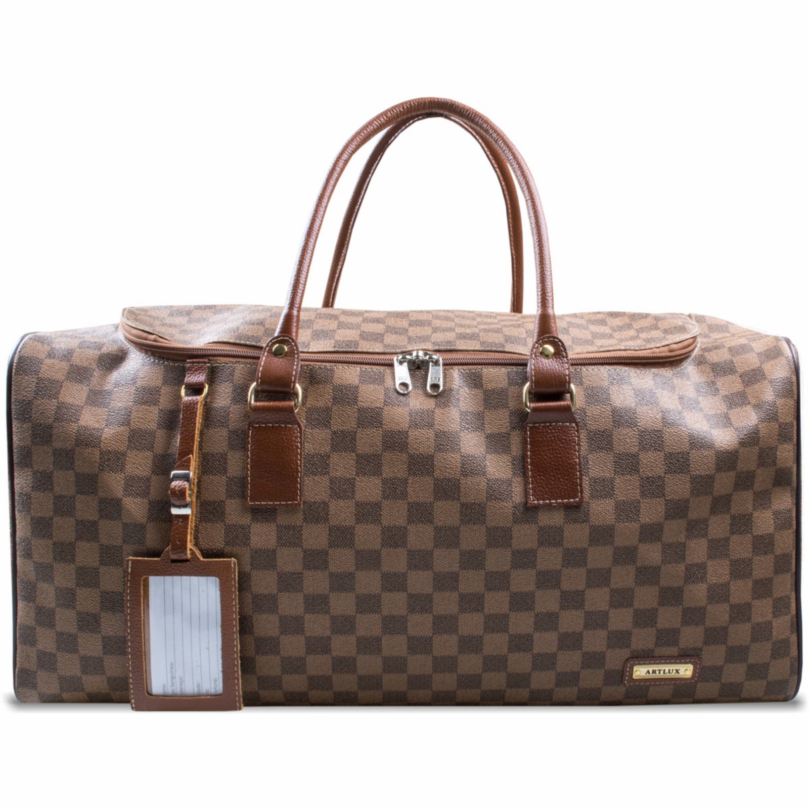 Mala Artlux para Viagem Paris Caramelo