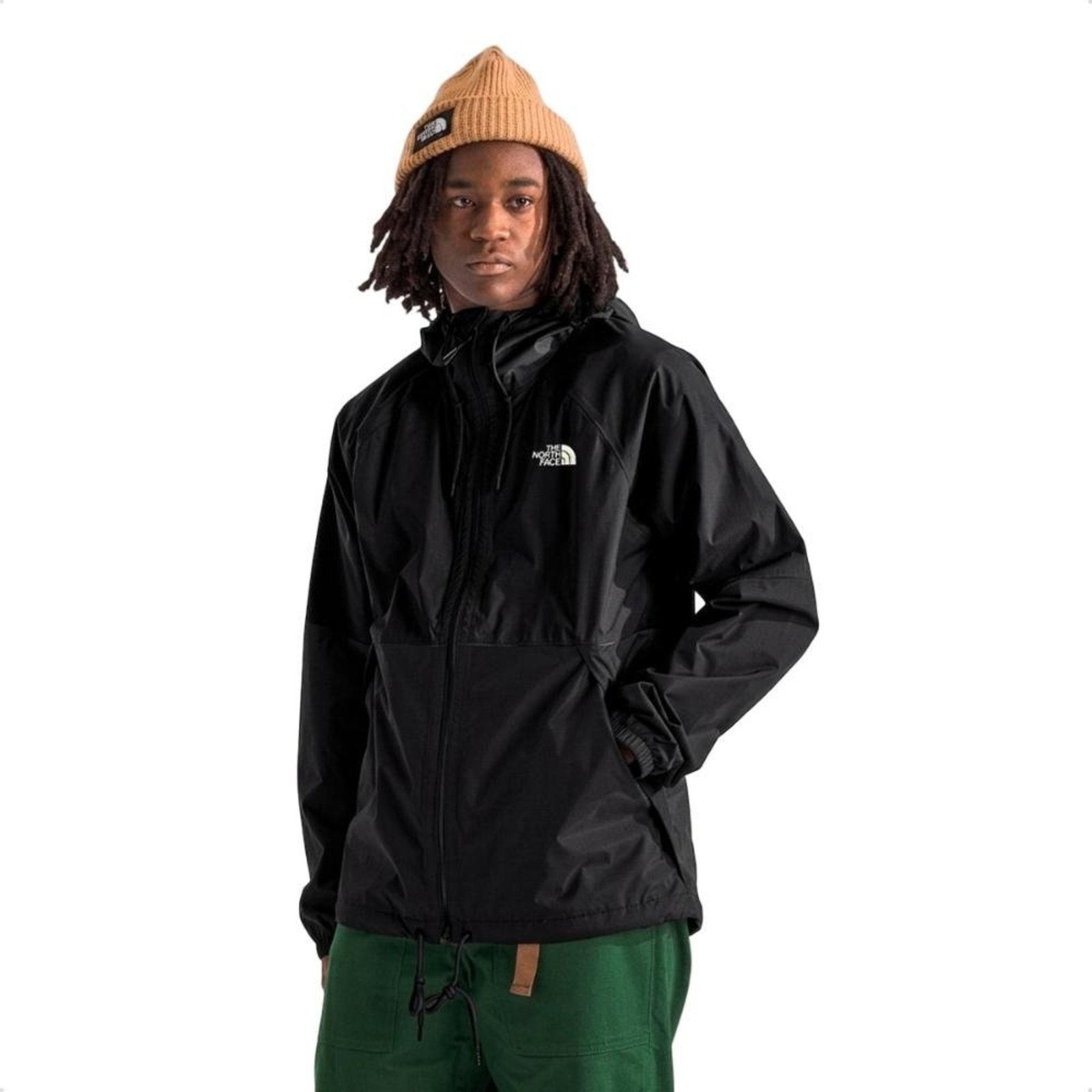 Jaqueta The North Face Masculina Antora Rain Hoodie Preto