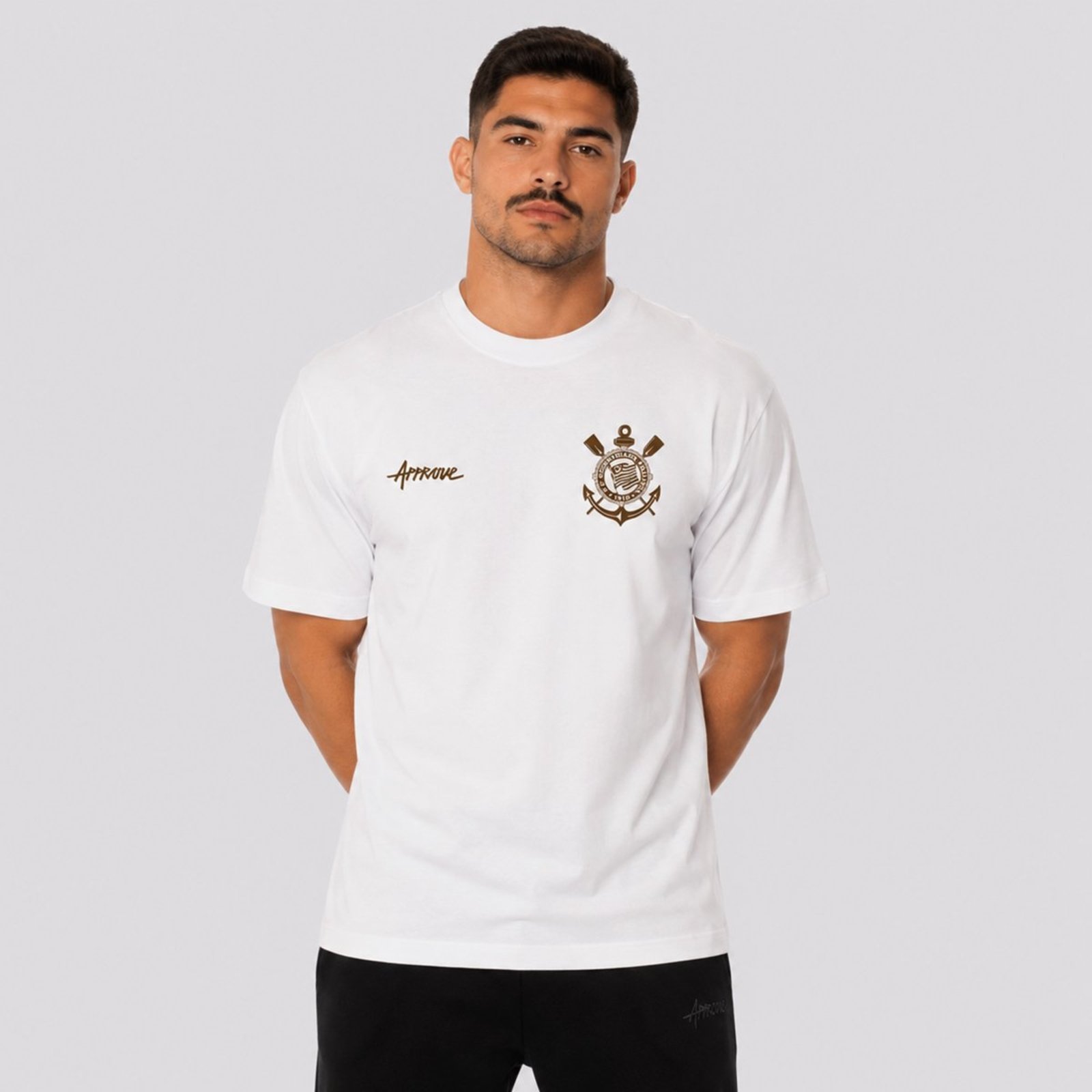 Camiseta Approve Centenário Core Corinthians Branca