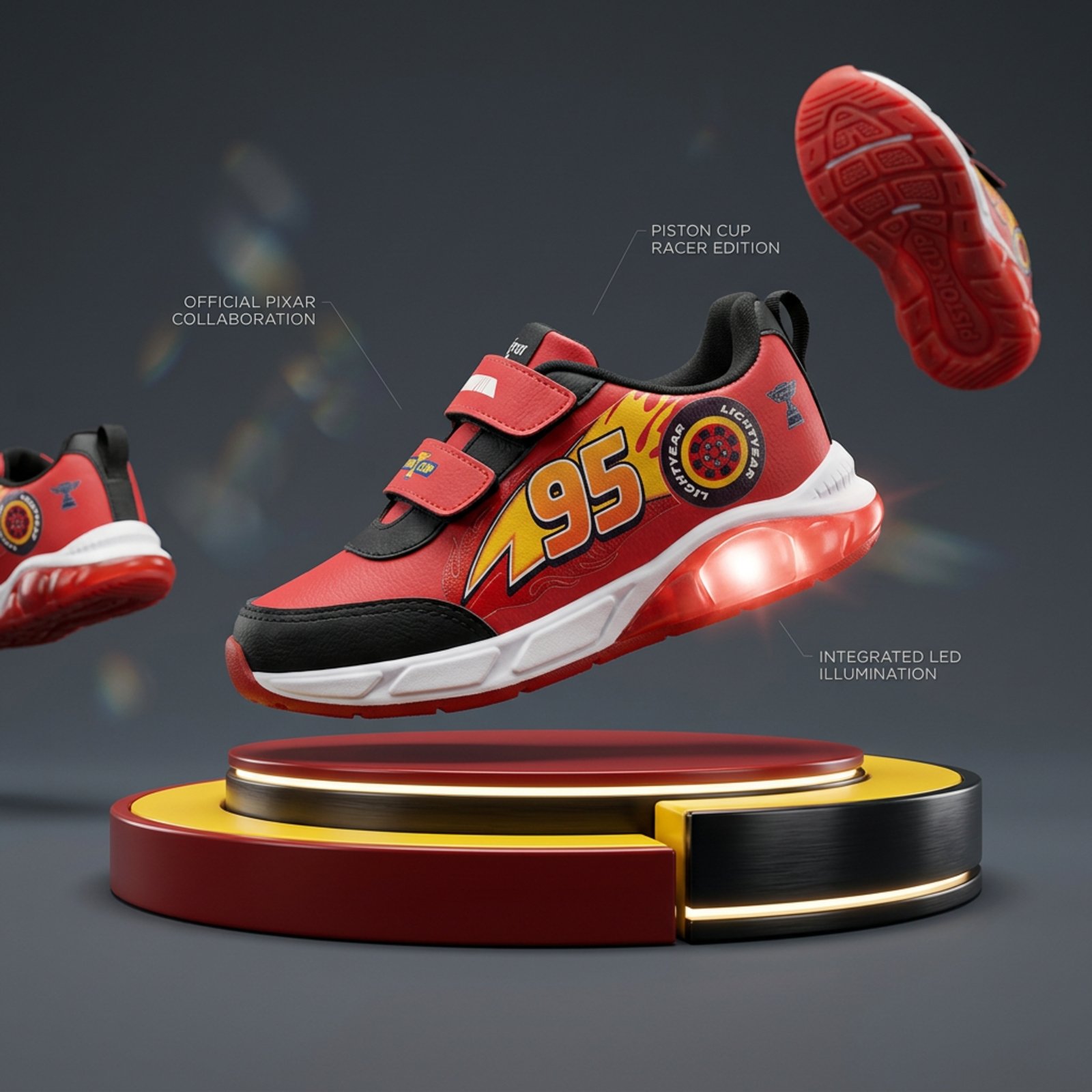 Infantil - Tênis Disney Race 95 Led