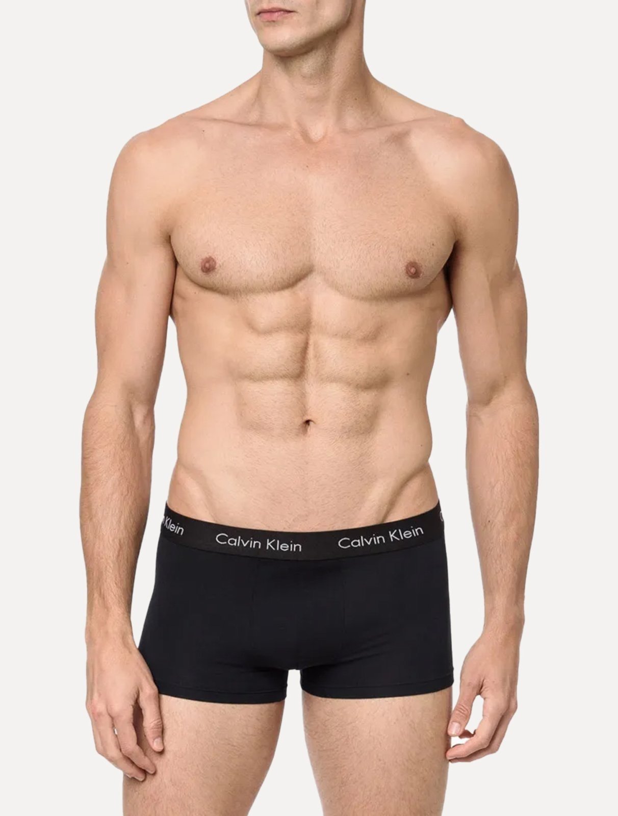 Cueca Calvin Klein Trunk Modern Cotton Seamless Eco Preta