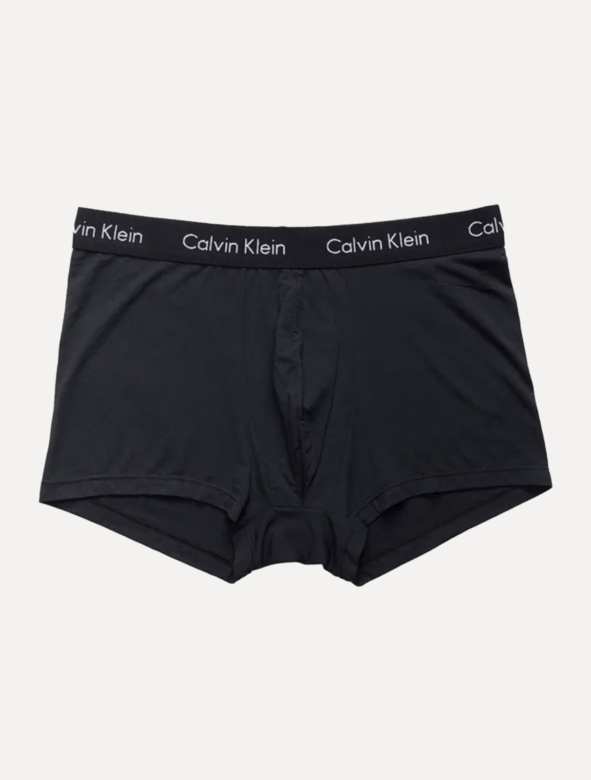 Vista 3 Cueca Calvin Klein Trunk Modern Cotton Seamless Eco Preta preto Calvin Klein preto