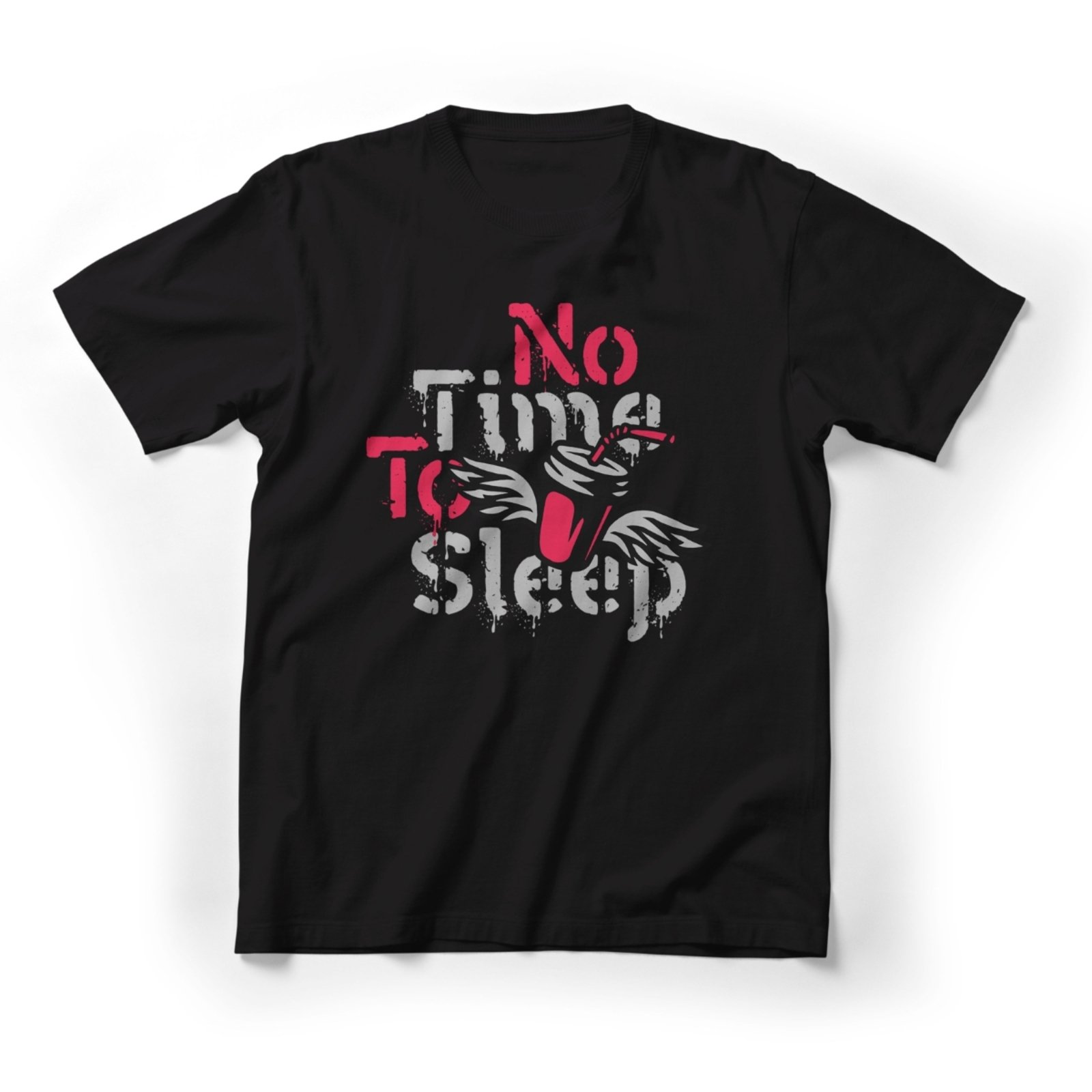 Camiseta Básica Preta Masculina Com Estampa Techmalhas 036 Preto