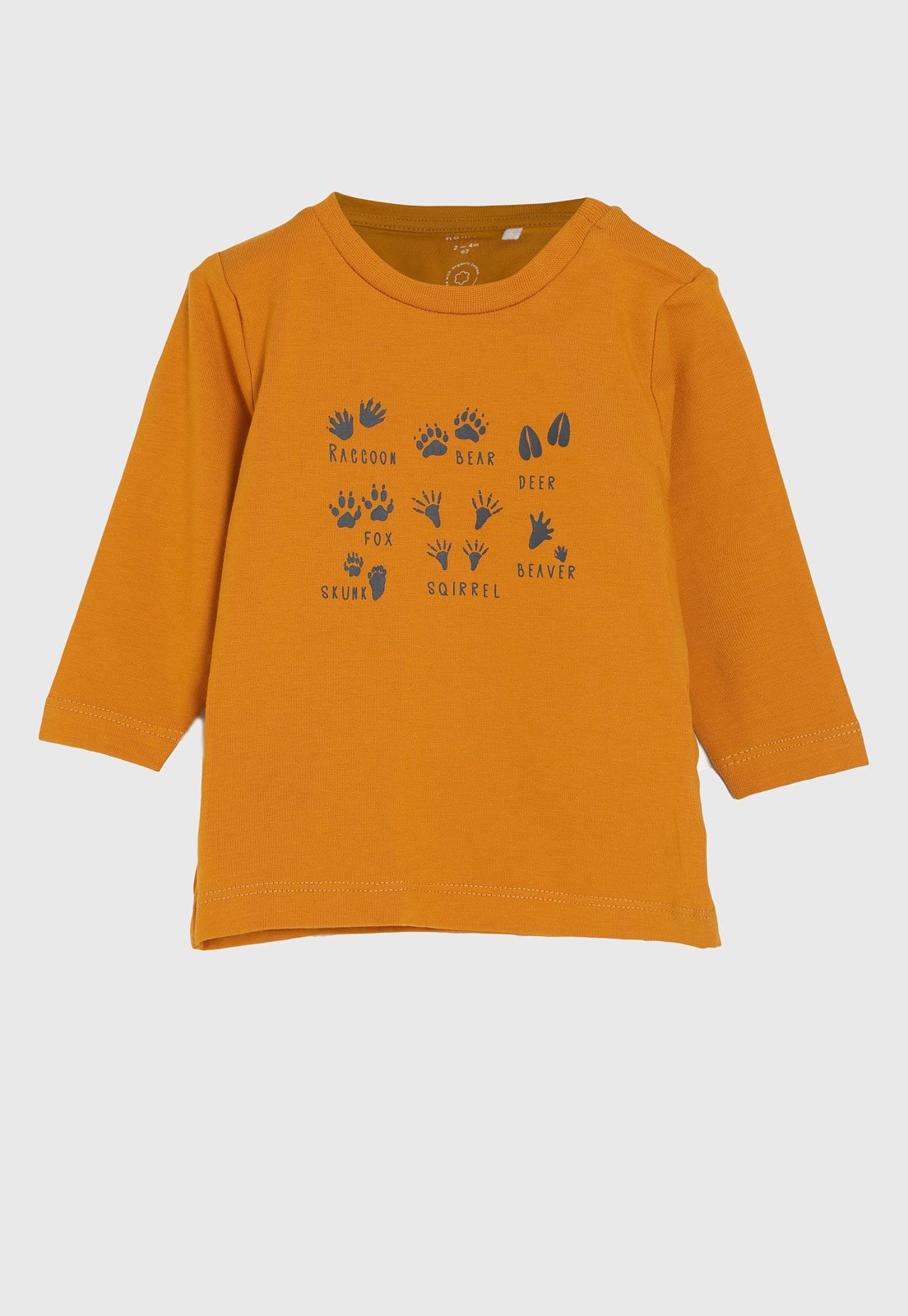 Infantil - Blusa Name It Patinhas Laranja