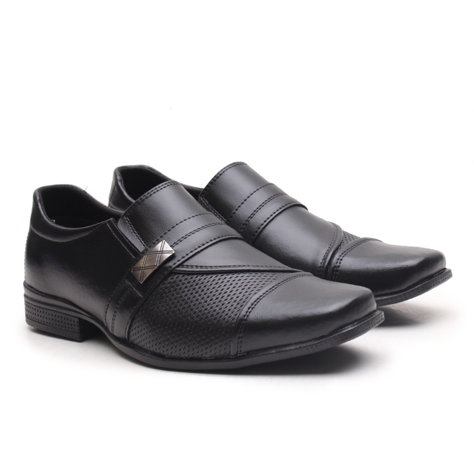Sapato Social Masculino Com Metal Lateral Miletto