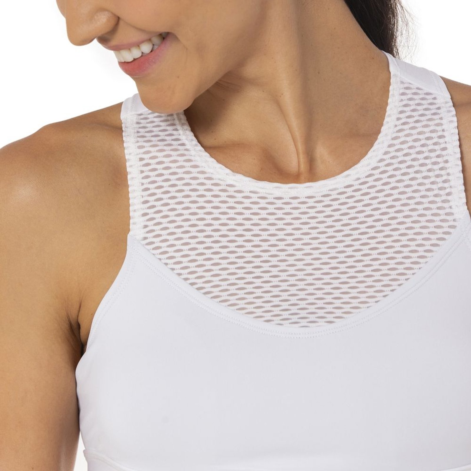 Vista 3 Top de Tennis Mizuno Padded Feminino branco Mizuno branco