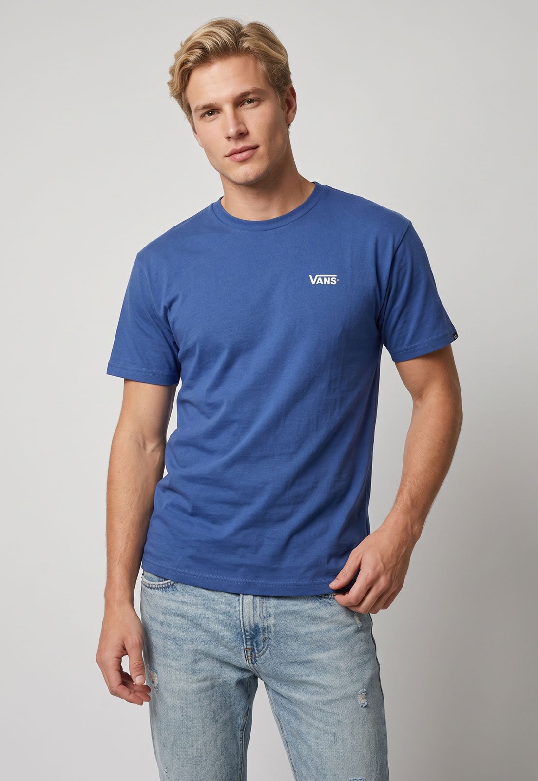 Camiseta Masculina Vans New Left Chest SS Tee Azul