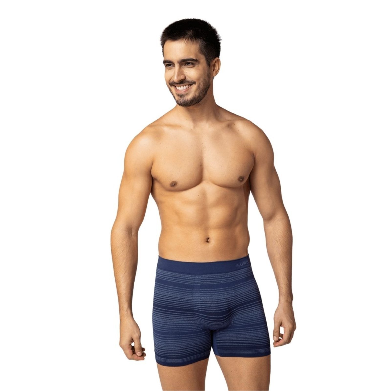 Cueca Boxer Microfibra Sem Costura Lupo