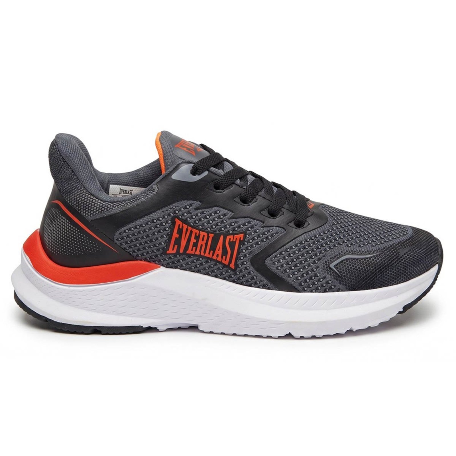 Tênis Everlast Light Unissex | Cinza Laranja