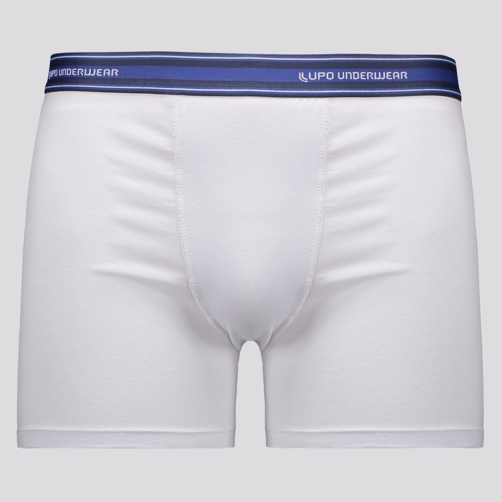 Vista 2 Cueca Lupo Boxer Algodão com Elastano Branca branco Lupo branco