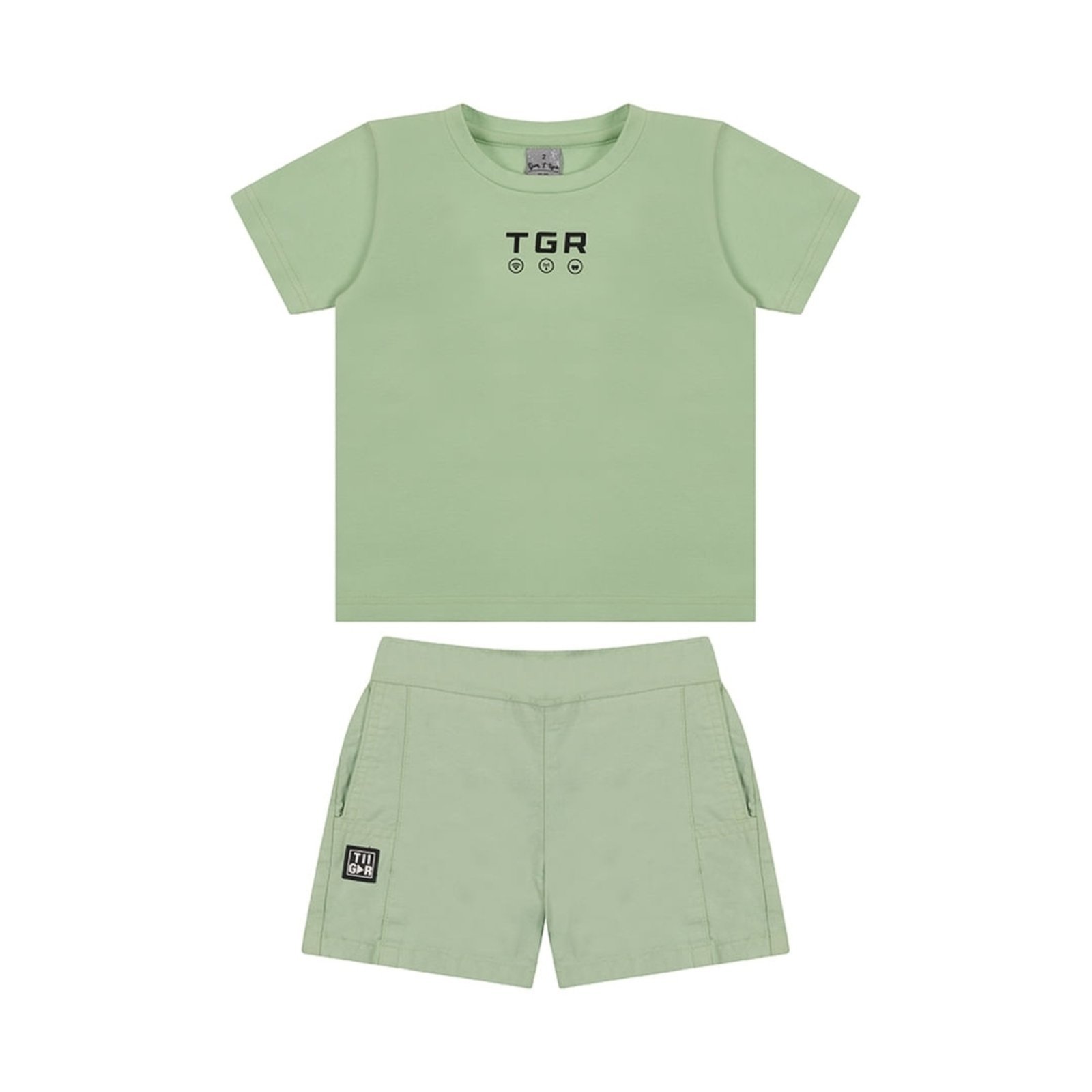Infantil - Conjunto Curto Masculino Tigor T. Tigre