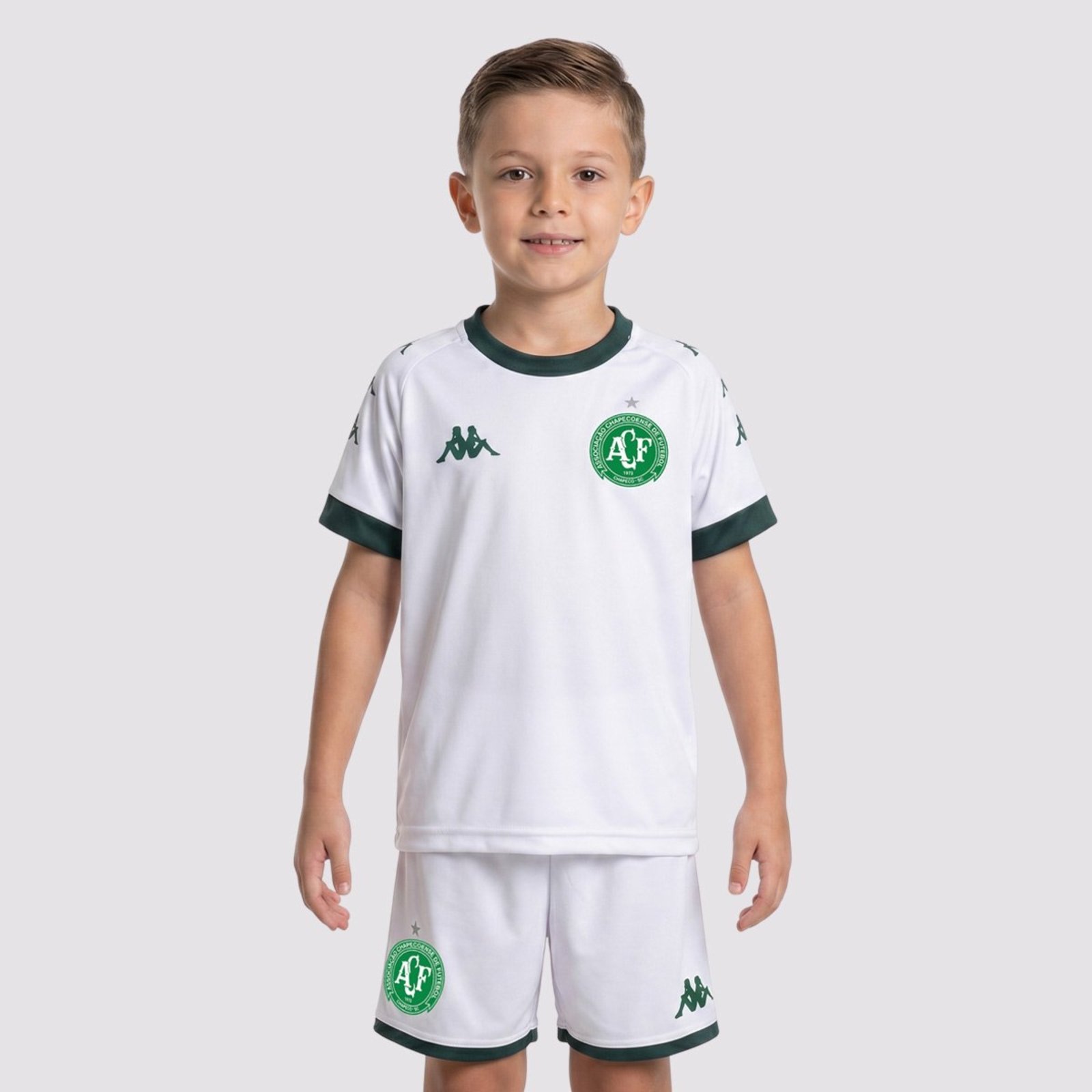 Kit Kappa Chapecoense Supporter Echo Branca
