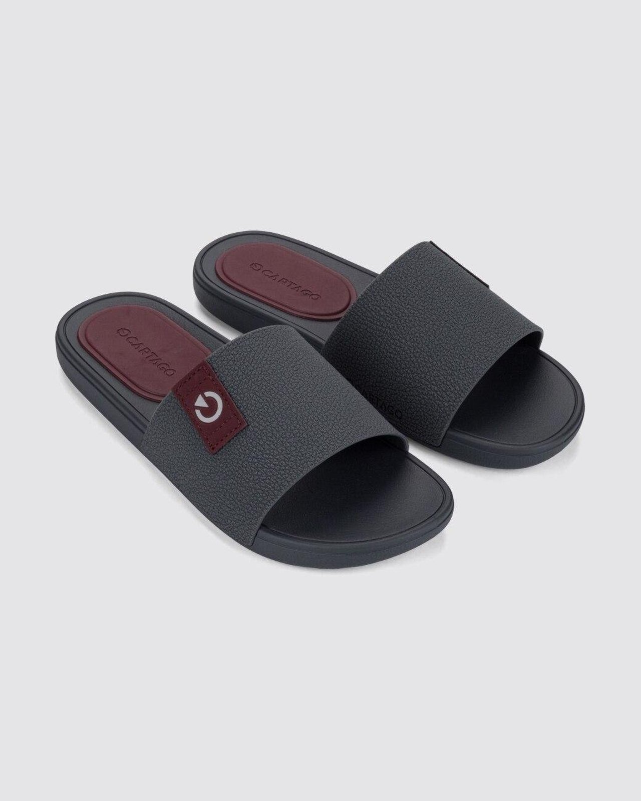Chinelo Slide Masculino Cartago Dakar IV Bordô