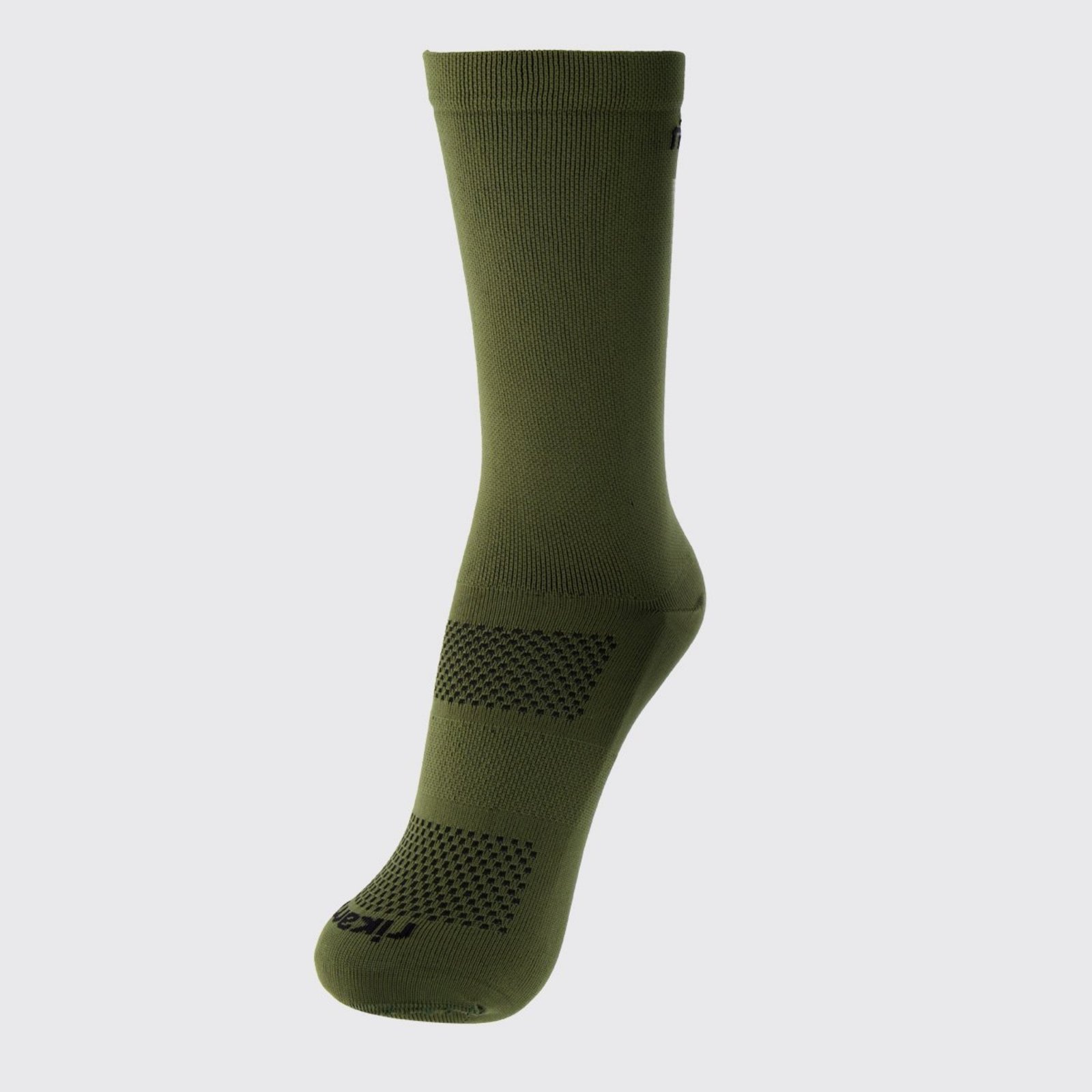 Meia Rikam Performance Colors Cano Médio Verde Oliva
