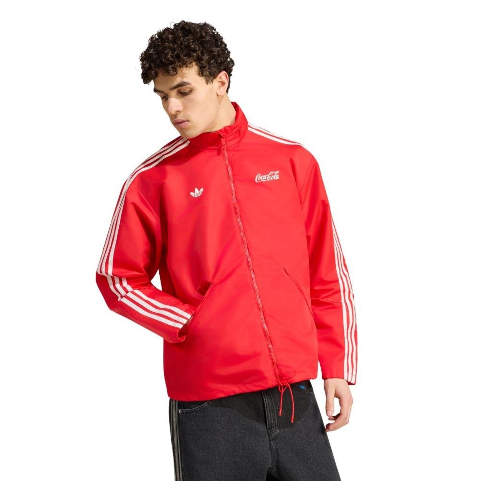 PARKA ESPORTIVA CLÁSSICA DE NYLON ADIDAS X COCA-COLA adidas Originals Vermelho
