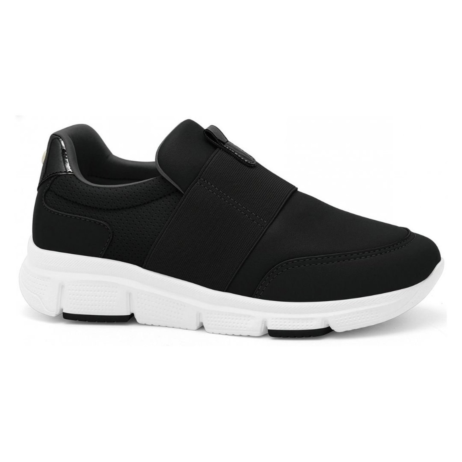 Tênis Feminino Slip On Comfortflex 2690402 - Preto