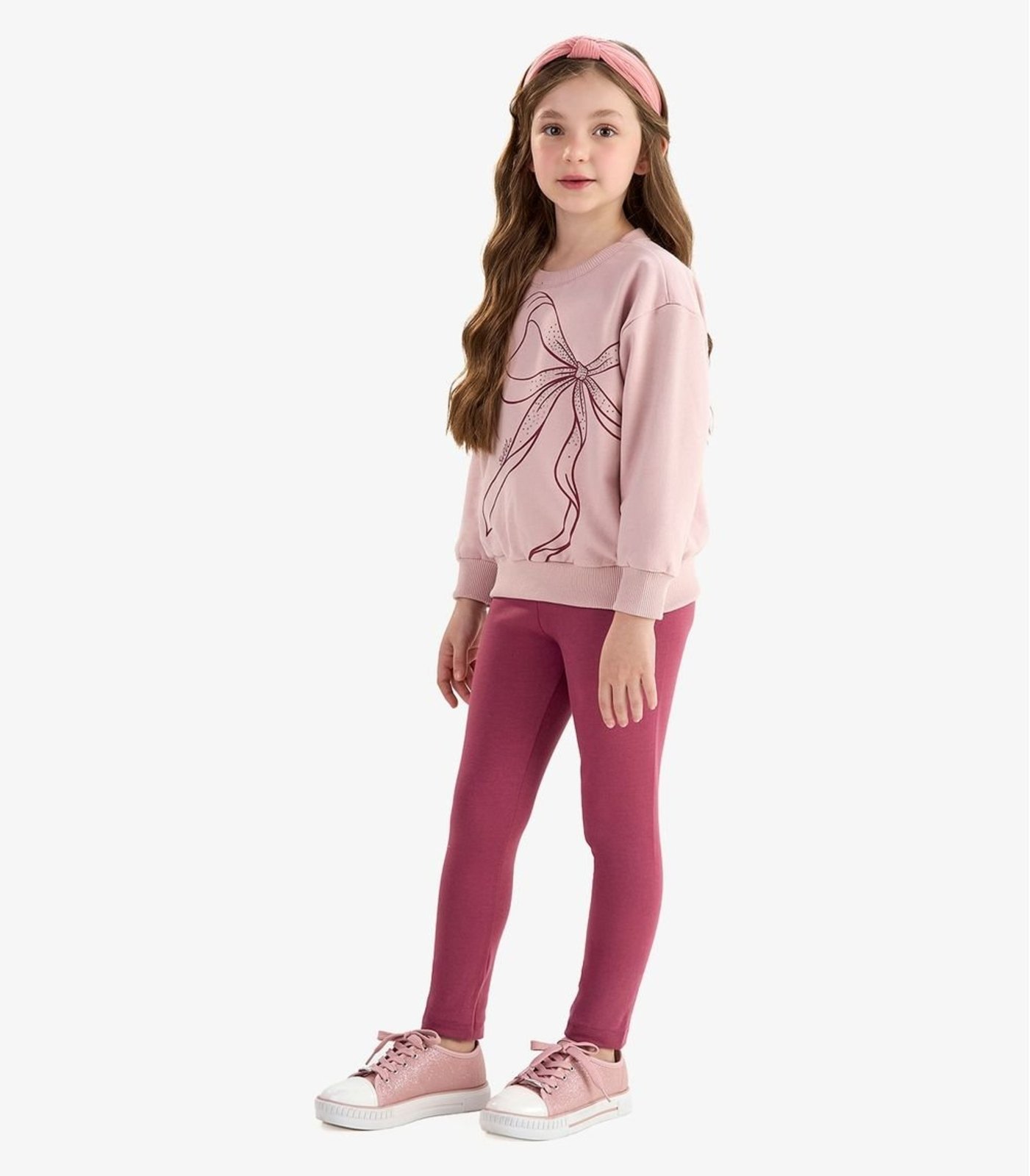 Infantil - Conjunto Blusão com Legging Rovi Rosa