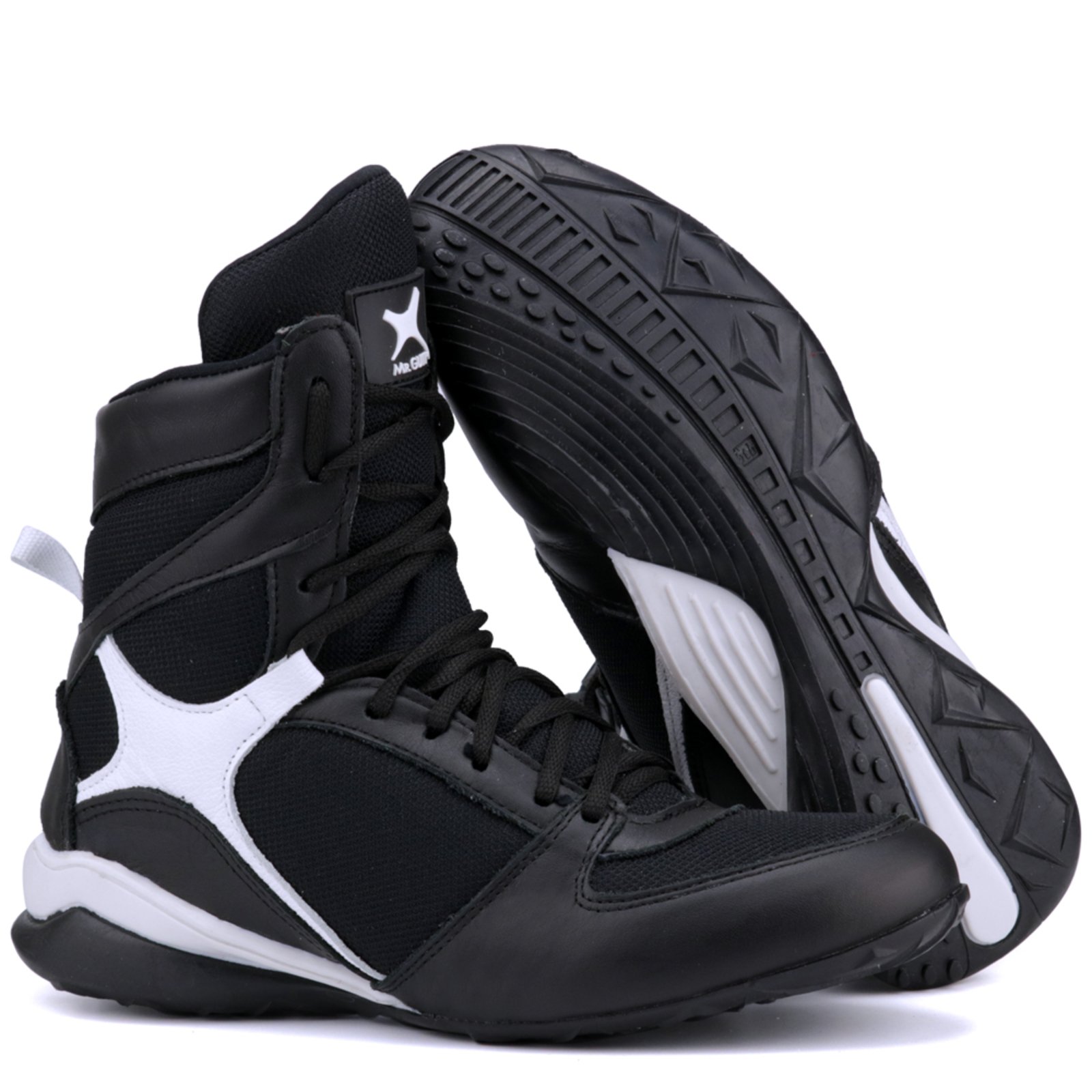 Vista 3 Bota Academia de Treino Mr. Gutt Fitness preto Mr. Gutt preto