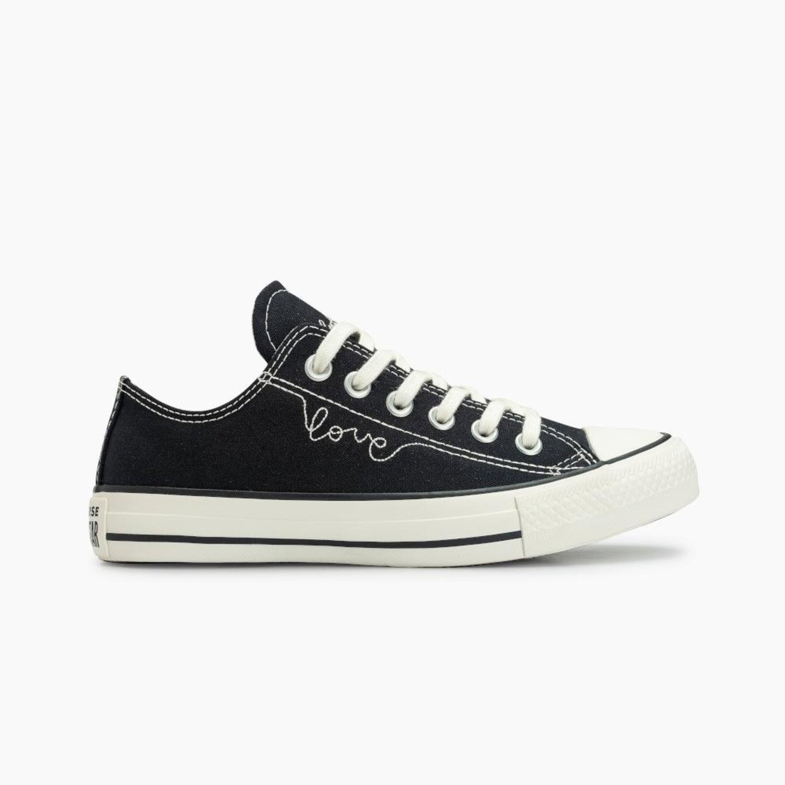 Tênis Chuck Taylor All Star In Love Cano Baixo Preto