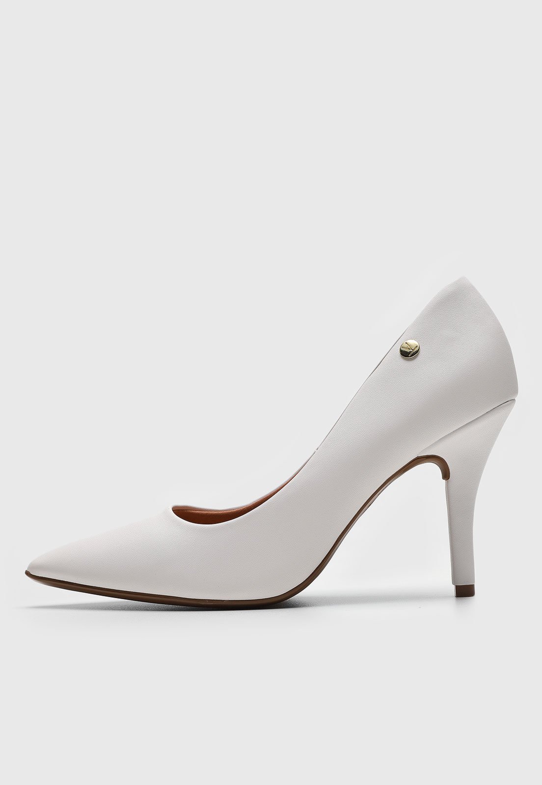 Scarpin Vizzano Bico Fino Branco