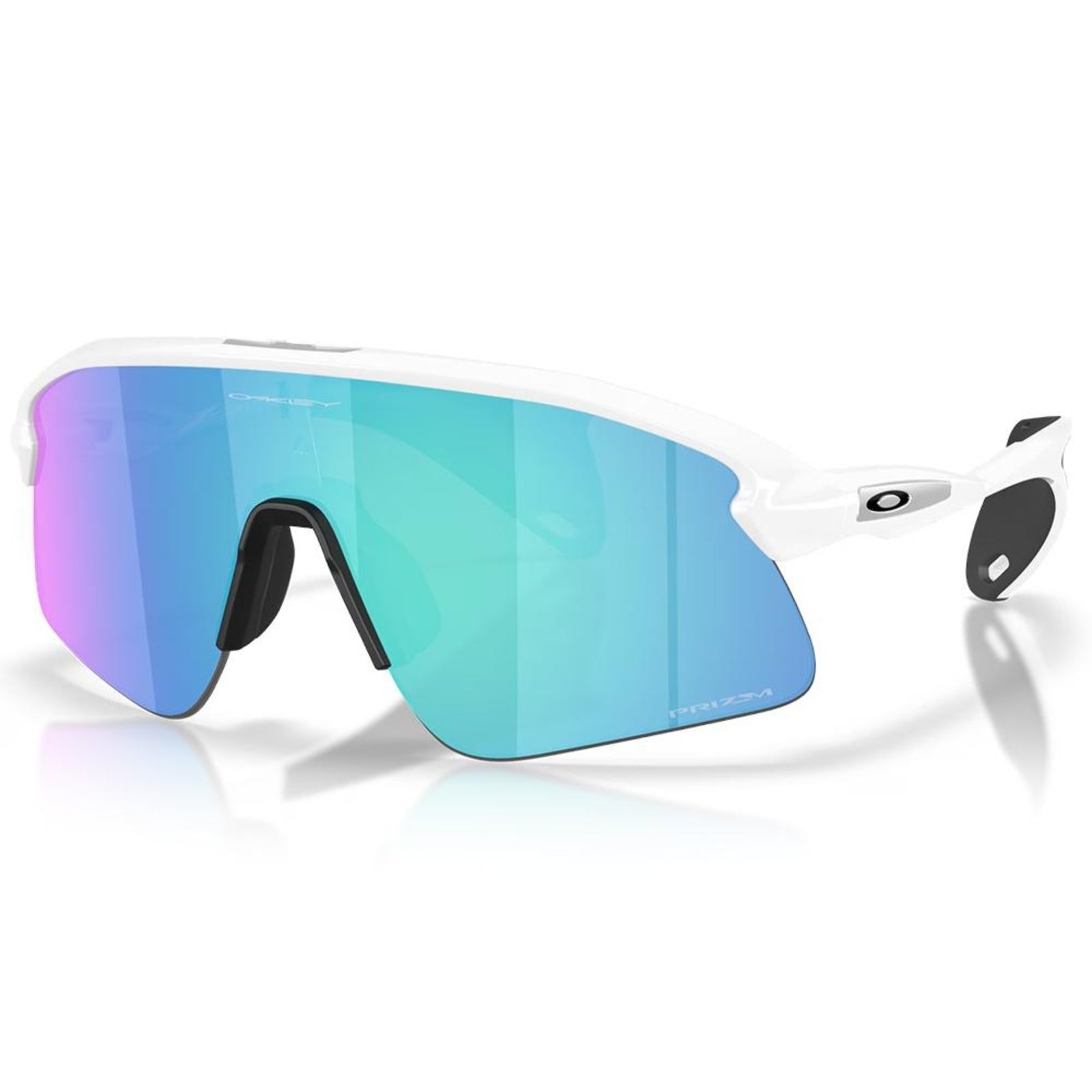 Vista 2 Óculos de Sol Oakley Stunt Devil Matte White Prizm Sapphire preto white Oakley preto white
