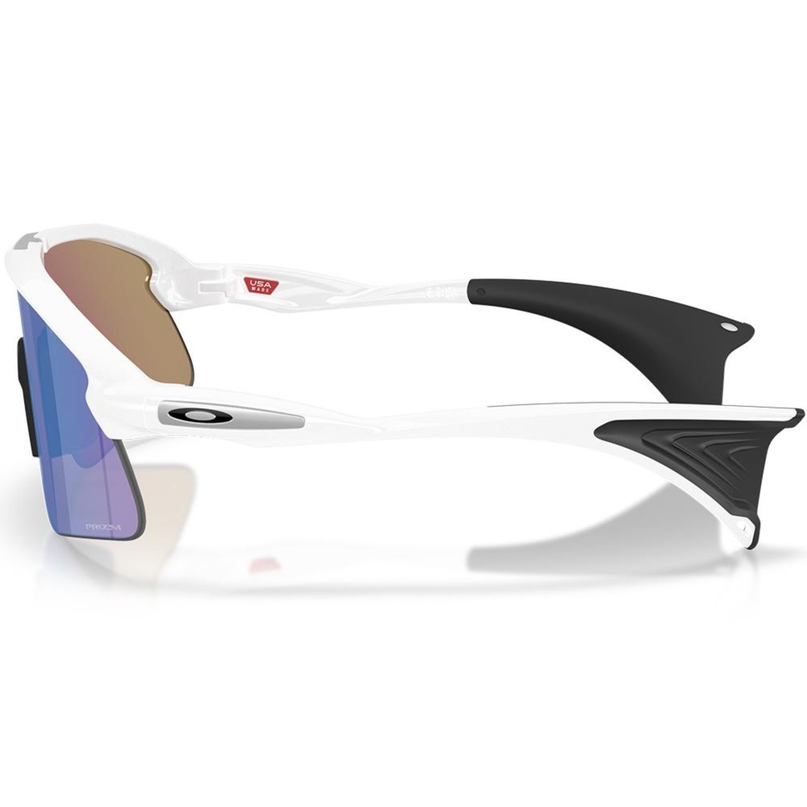 Vista 3 Óculos de Sol Oakley Stunt Devil Matte White Prizm Sapphire preto white Oakley preto white