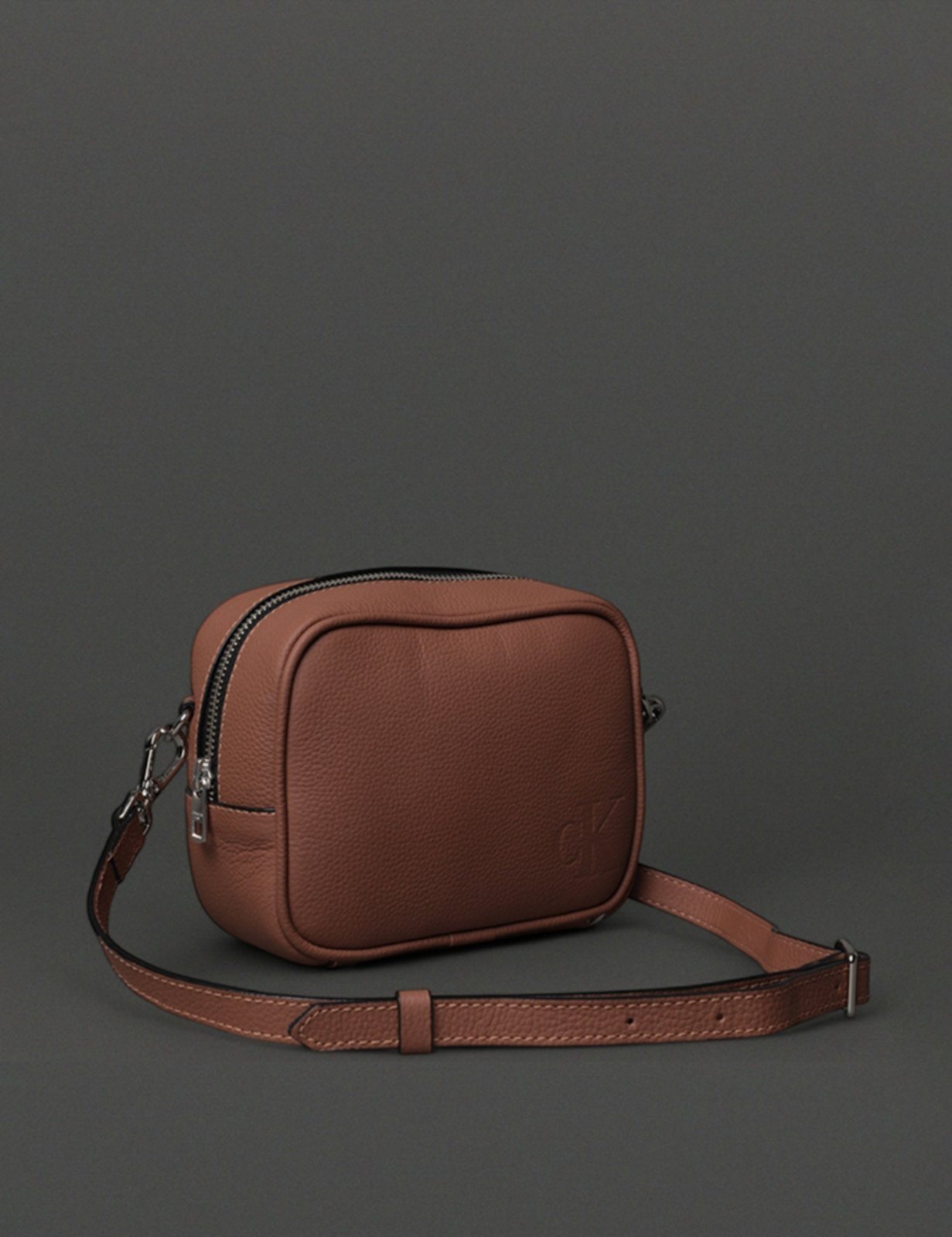 Vista 3 Bolsa Feminina Câmera Bag Queima Calvin Klein Jeans - Havana caramelo Calvin Klein Jeans caramelo