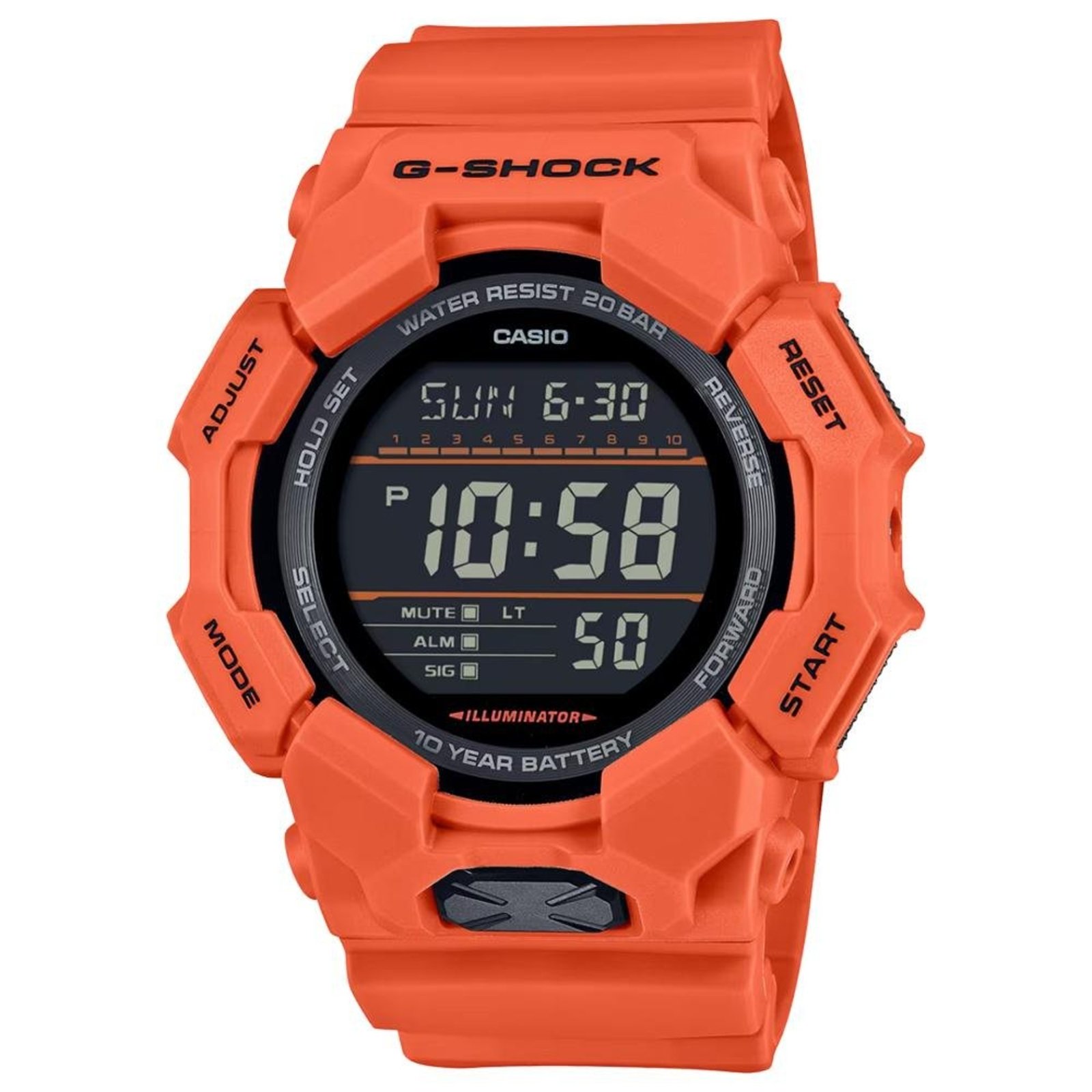 Relógio G-Shock GD-010-4DR Laranja