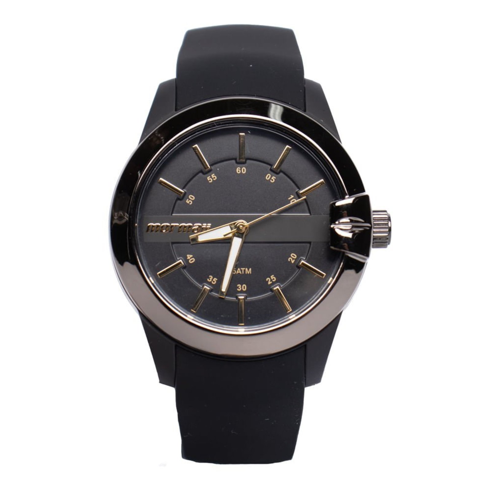 Relógio Masculino Mormaii Mopc21jah/8p Preto/Dourado