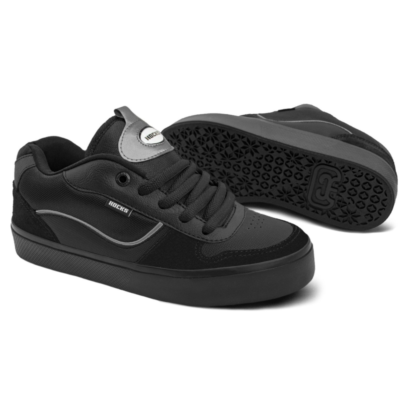 Tênis Hocks Puff Preto Refletivo