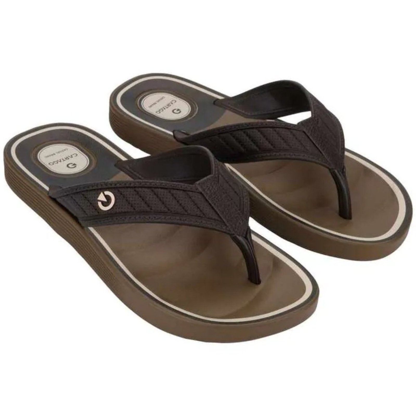 Chinelo Cartago Masculino Durban 12640 Grendene Marrom