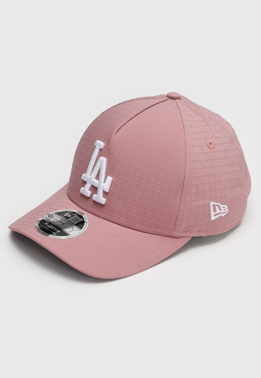 Vista 3 Boné Unissex New Era Ripstop Soft Los Angeles Dodgers new era rosa