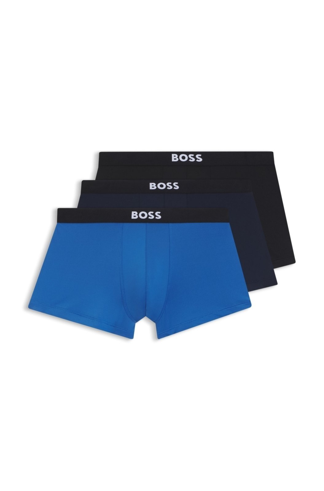 Pack Com Três Cuecas Em Microfibra Stretch