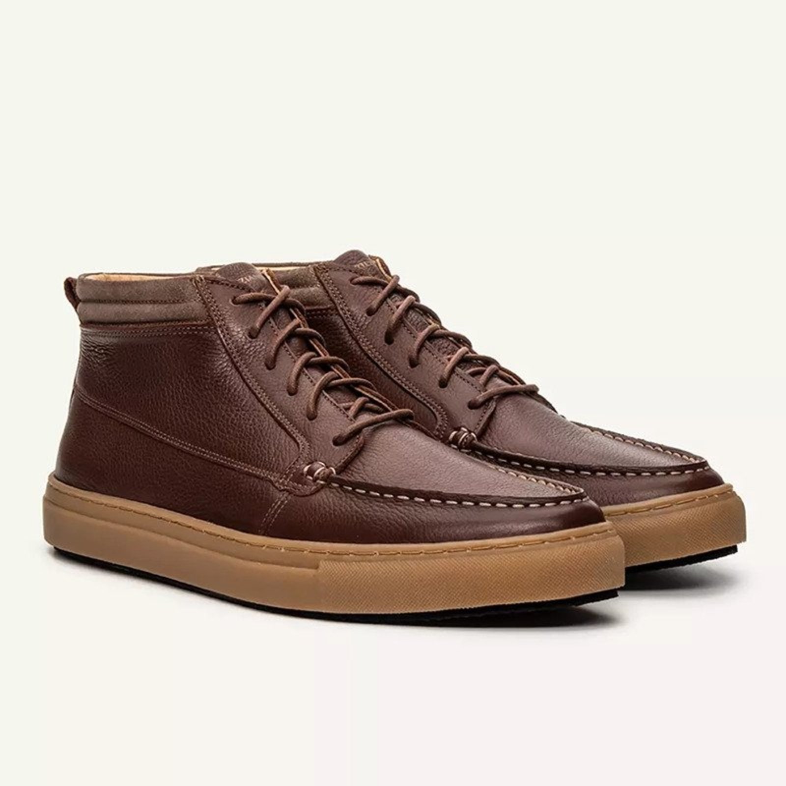 Bota Masculina Couro Floater Pinhão - Hareng