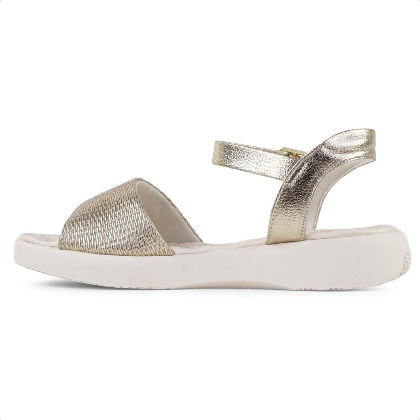 Vista 3 Sandália Comfortflex Com Fivela Feminina nude Comfortflex nude