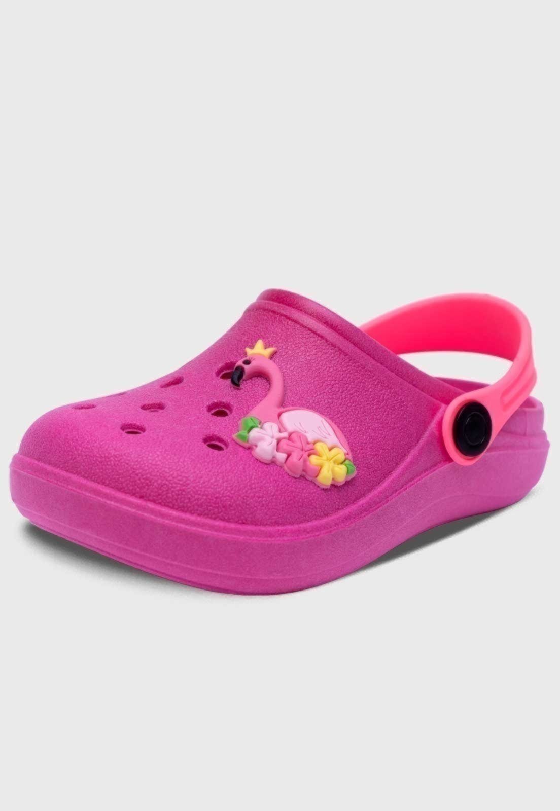 Infantil – Babuche Feminino Pópidi Menina Flamingo Pink